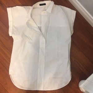 White button down blouse